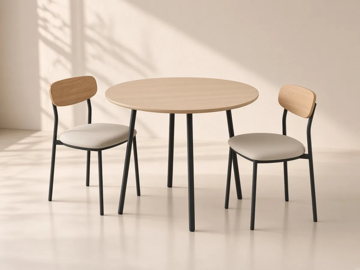 Compact dining for two
